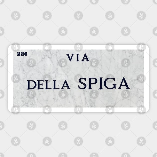 Via Della Spiga Sticker by Glap